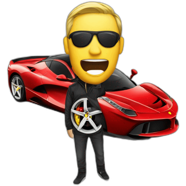 la ferrari emoji