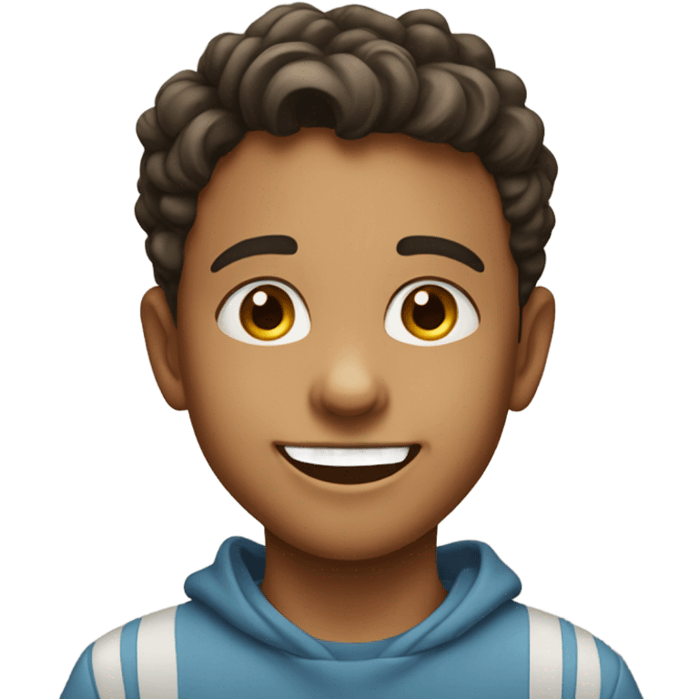 smiling boy portrait capture emoji