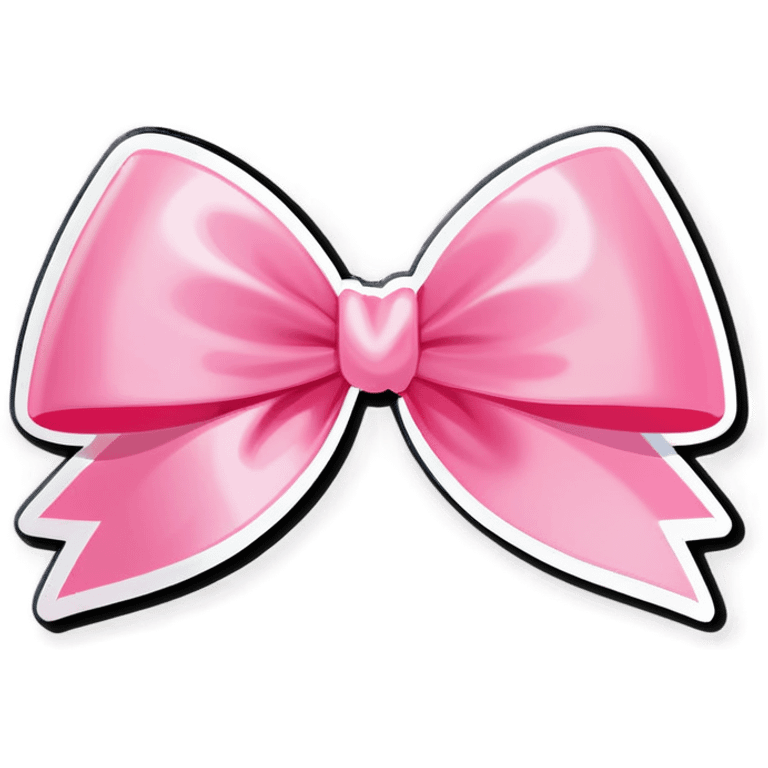 Pink bow  emoji