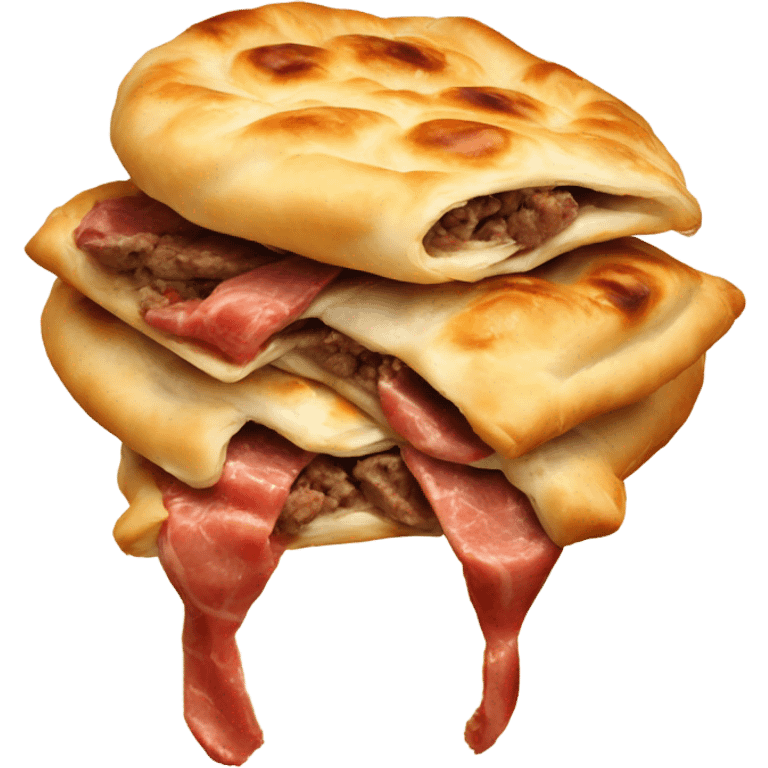 Burek with meat emoji