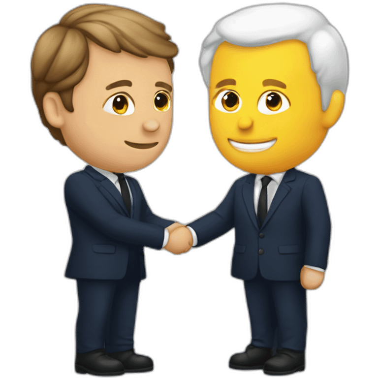 Macron amoureux emoji