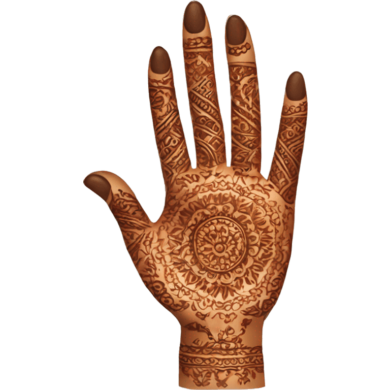 Mehendi hands emoji