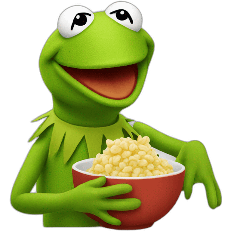 kermit eating emoji