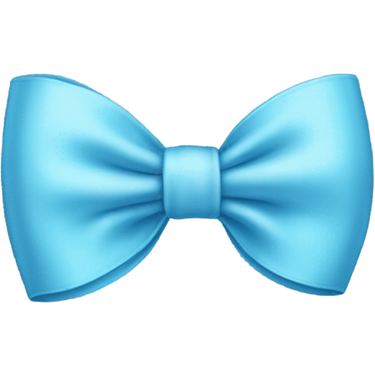 Baby blue bow emoji