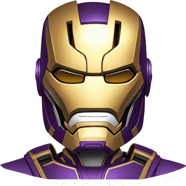 Iron Man as Thanos emoji