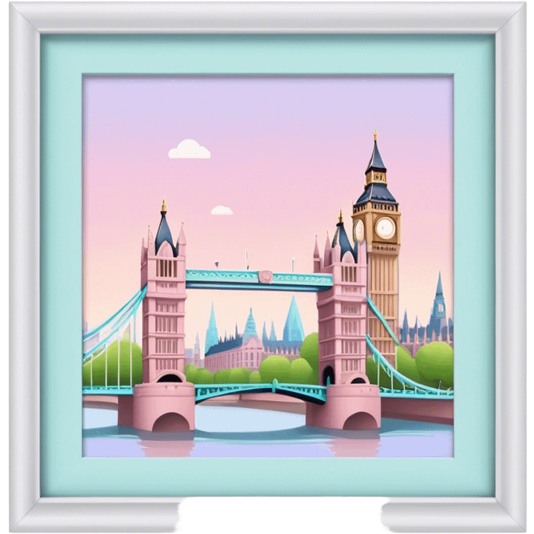 Pastel london emoji