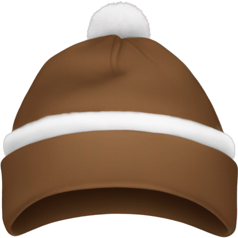 brown winter hat no person emoji