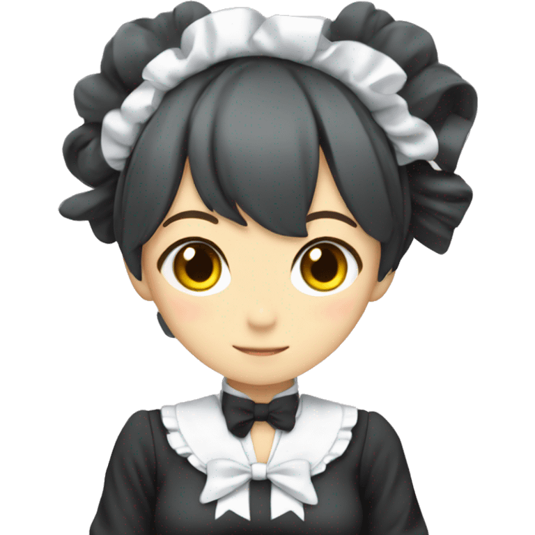 A anime maid costume, no head, only full costume emoji