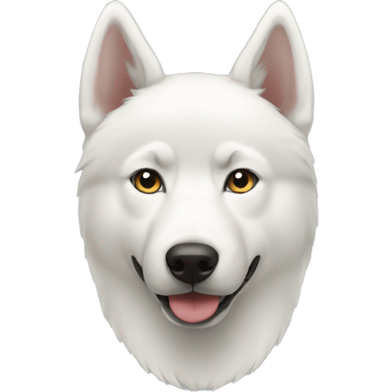 white husky Emoji Basic emoji