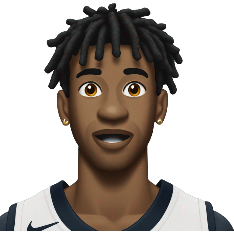 ja morant airballing a shot emoji