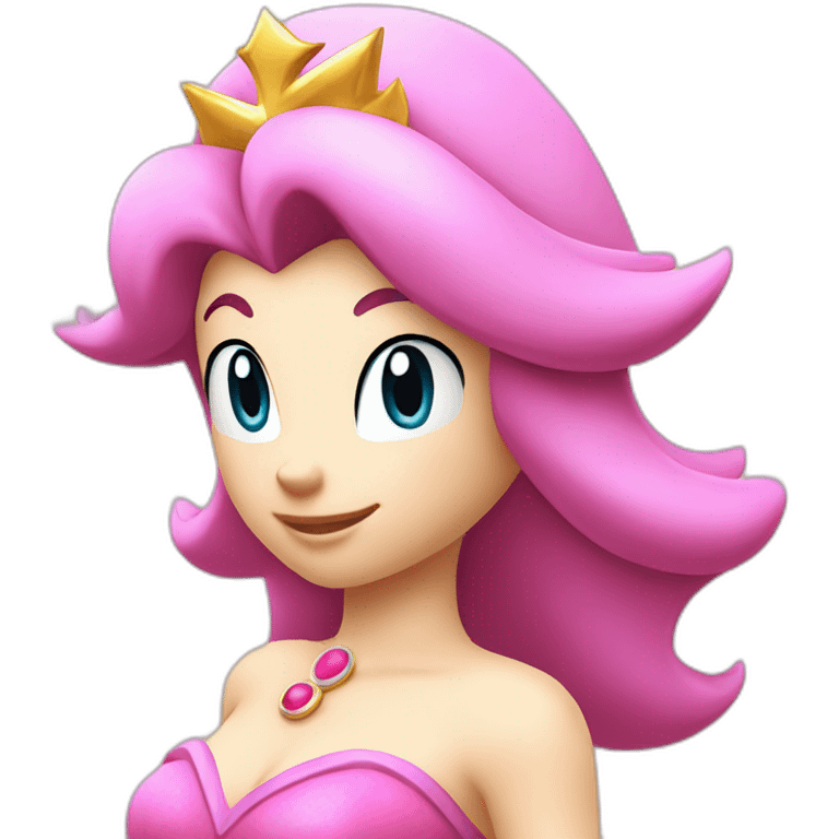 Princess peach Sonic emoji