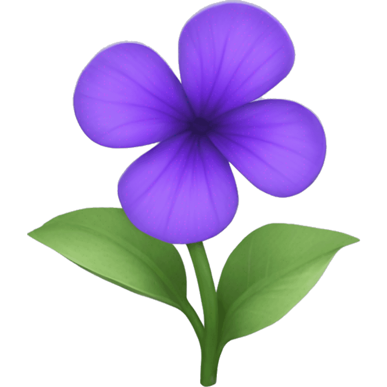 Violet flower emoji