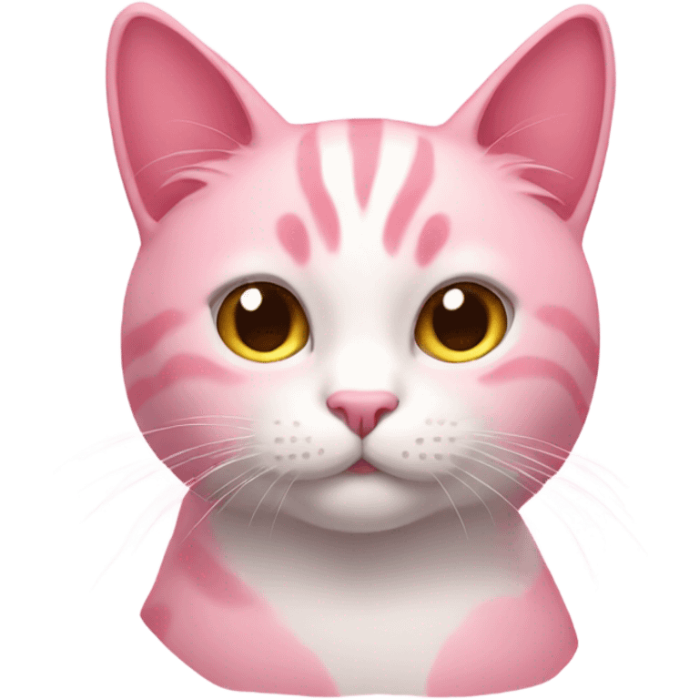 Pink cat  emoji