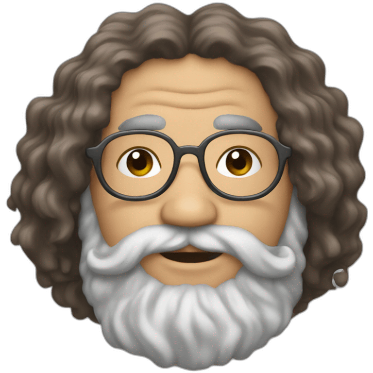 jerry garcia brown hair emoji