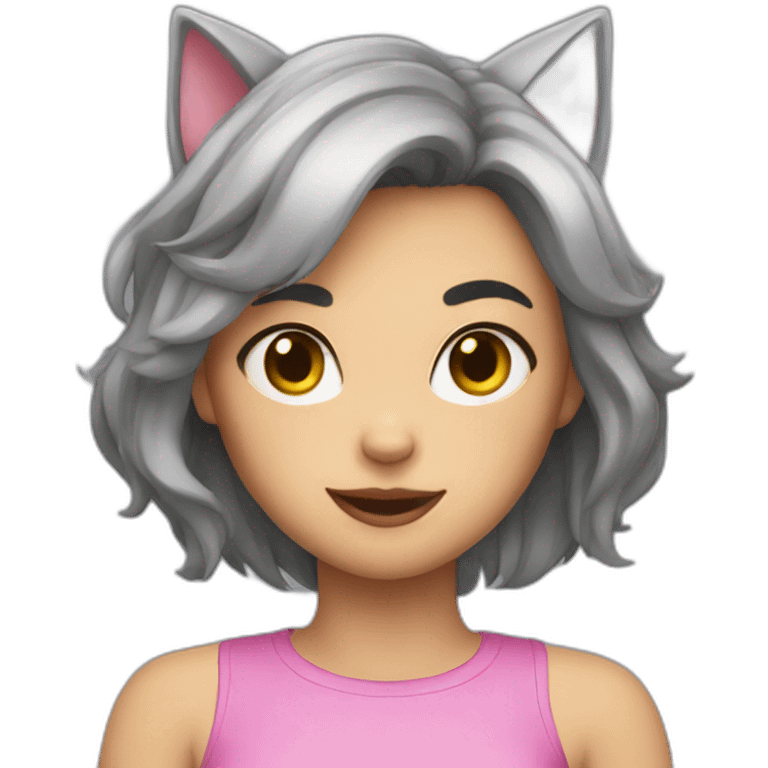 cat girl emoji