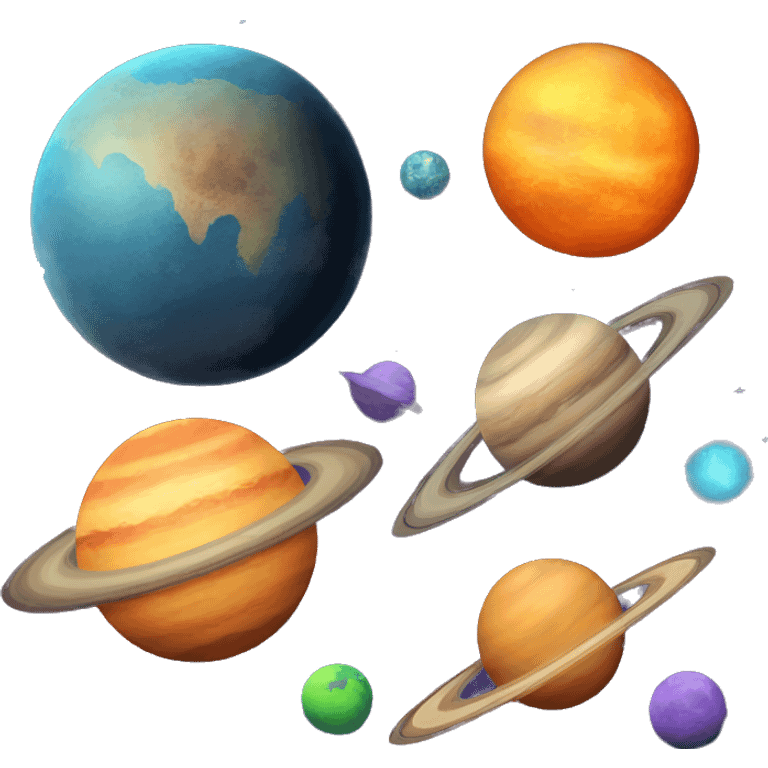 Planets emoji