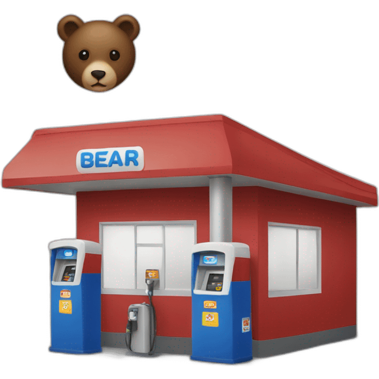 bear gas station emoji