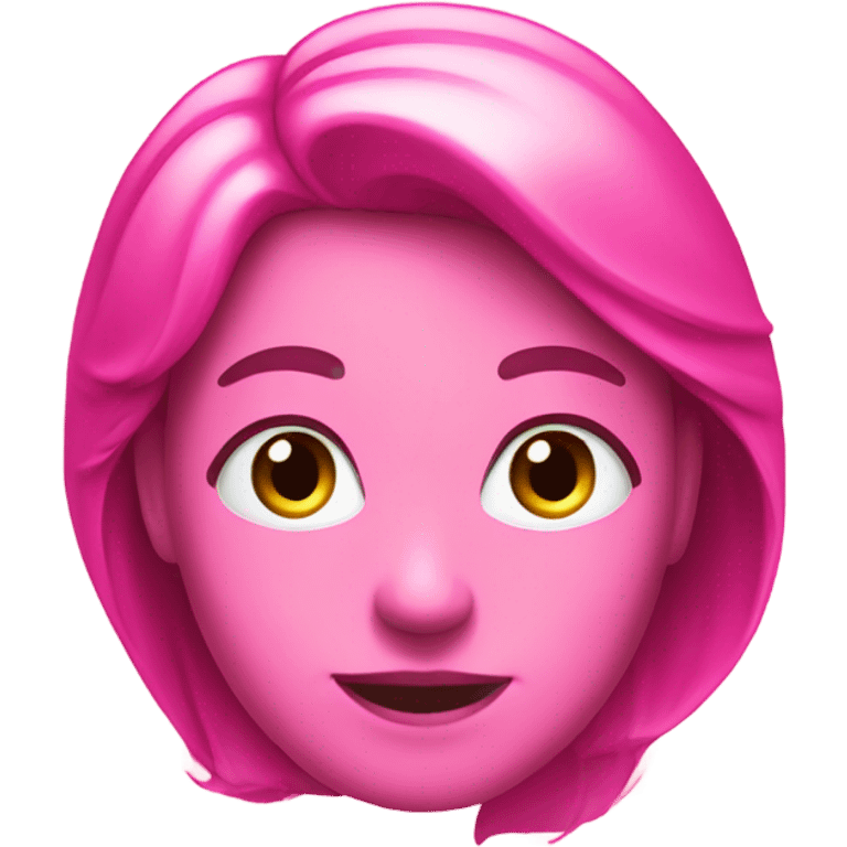 Pink  emoji