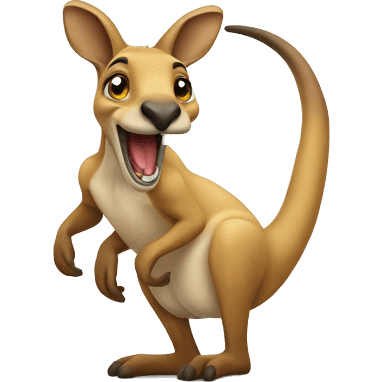 kangaroo victory emoji