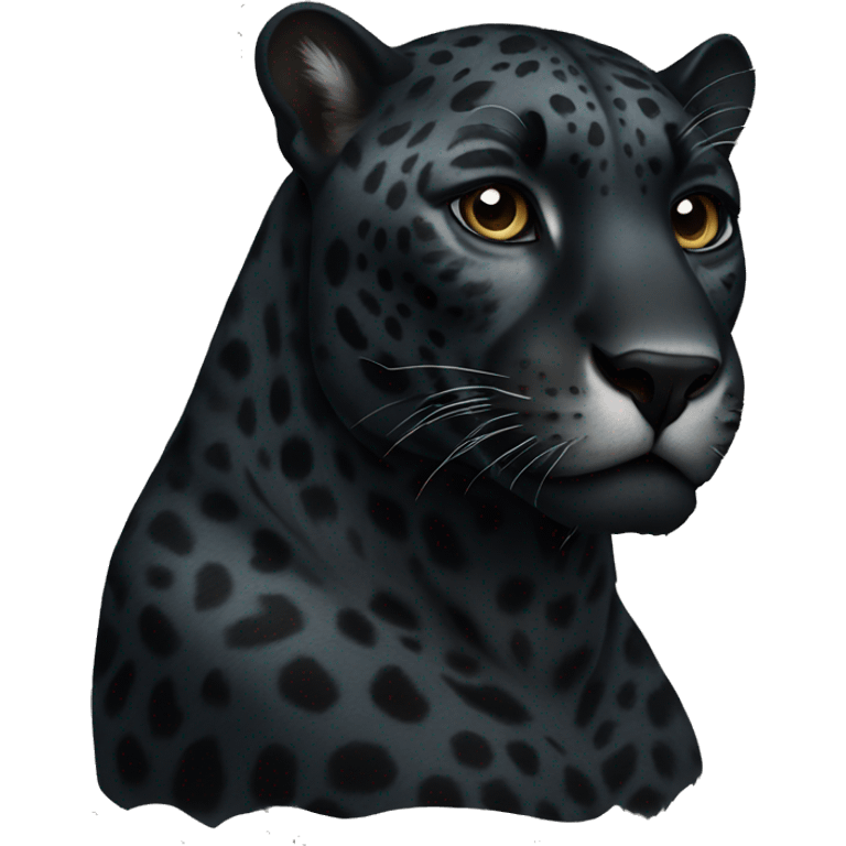 Black jaguar emoji