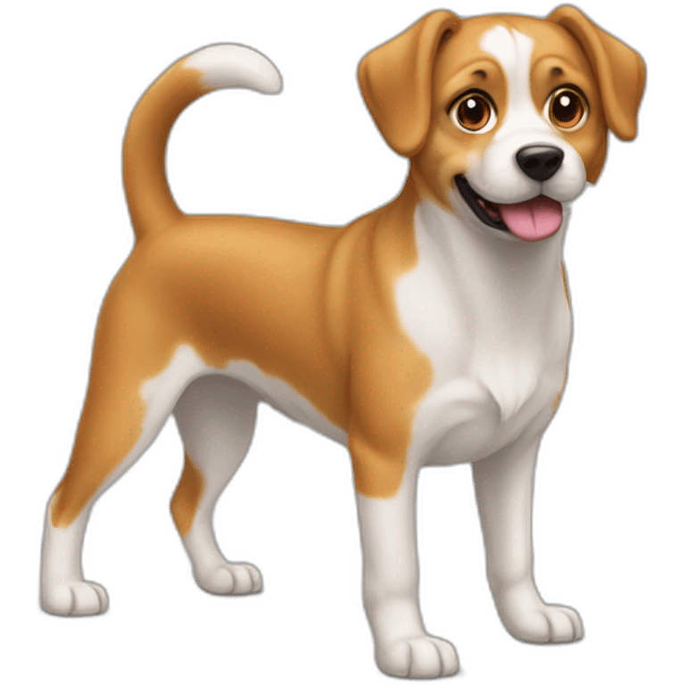 chat sur chien emoji