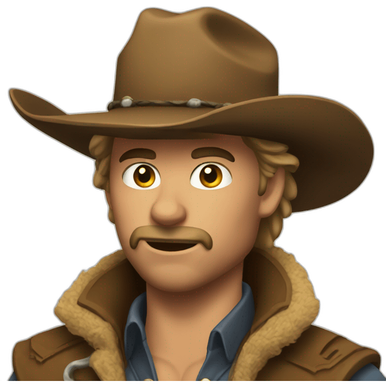 feral cowboy emoji