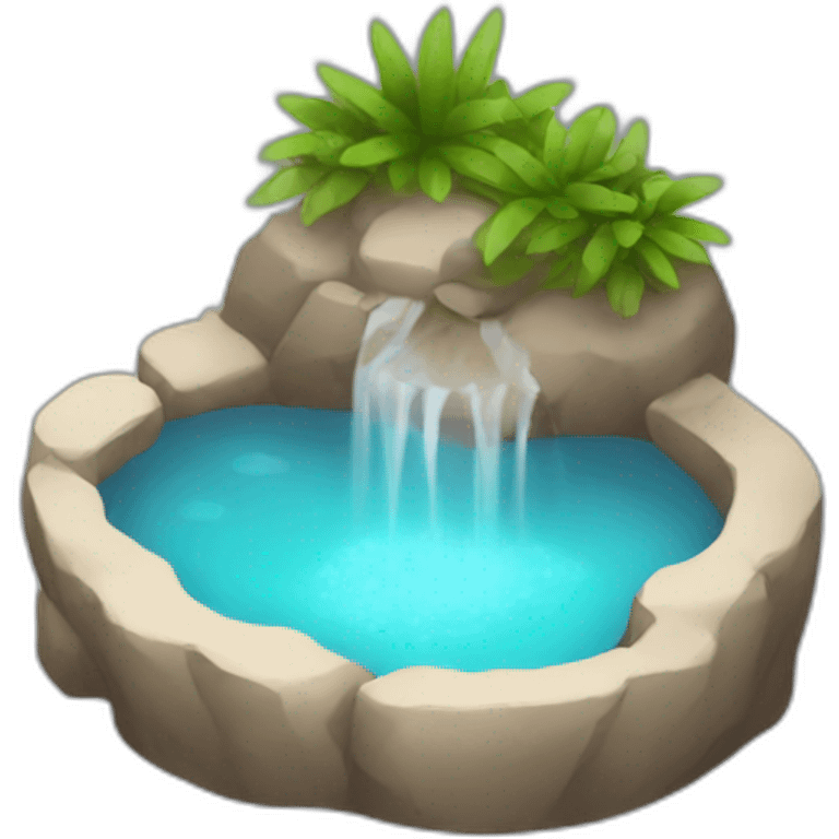 Hot spring emoji