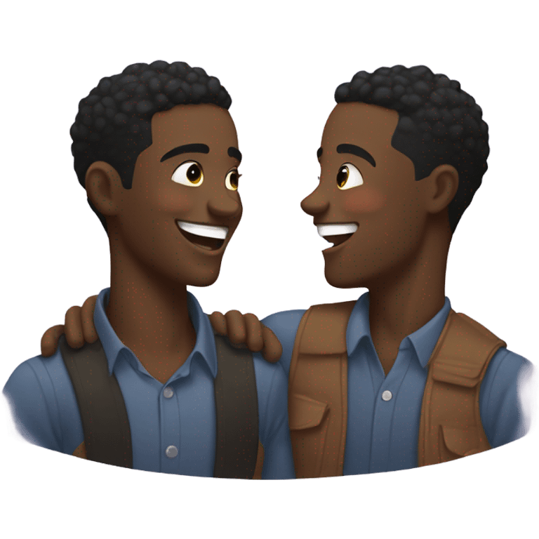 Black gay  emoji