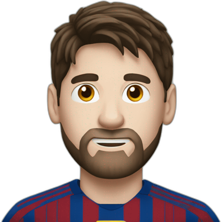 Messi football emoji