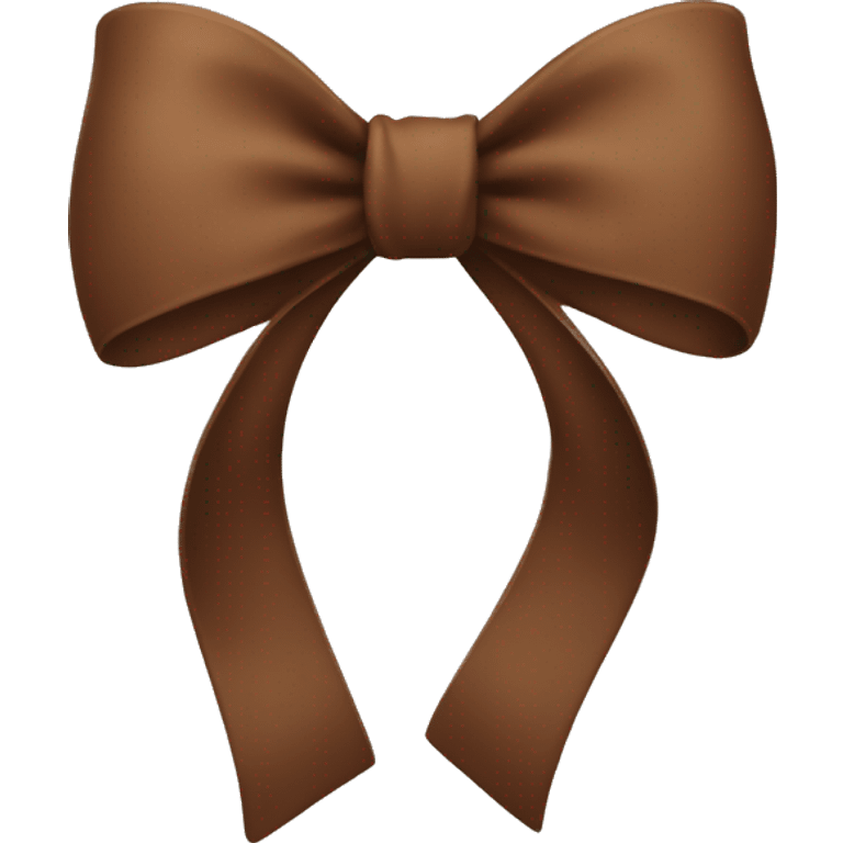 Brown bow emoji