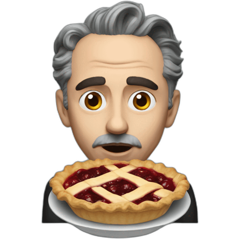 jordan peterson eating a pie emoji