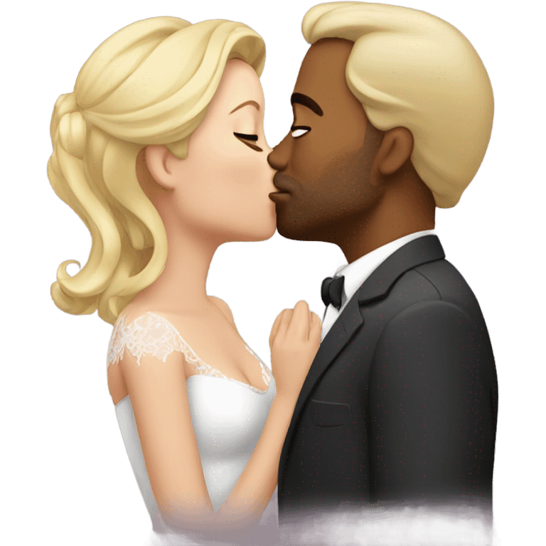 Ashley kissing husband  emoji