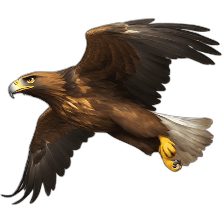 Golden eagle emoji