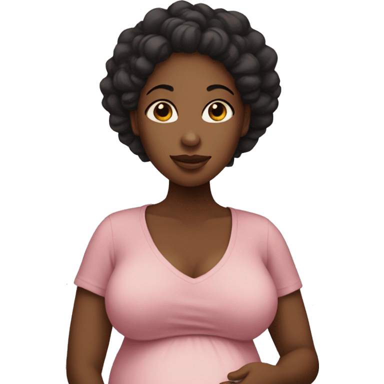 Pregnant black woman emoji