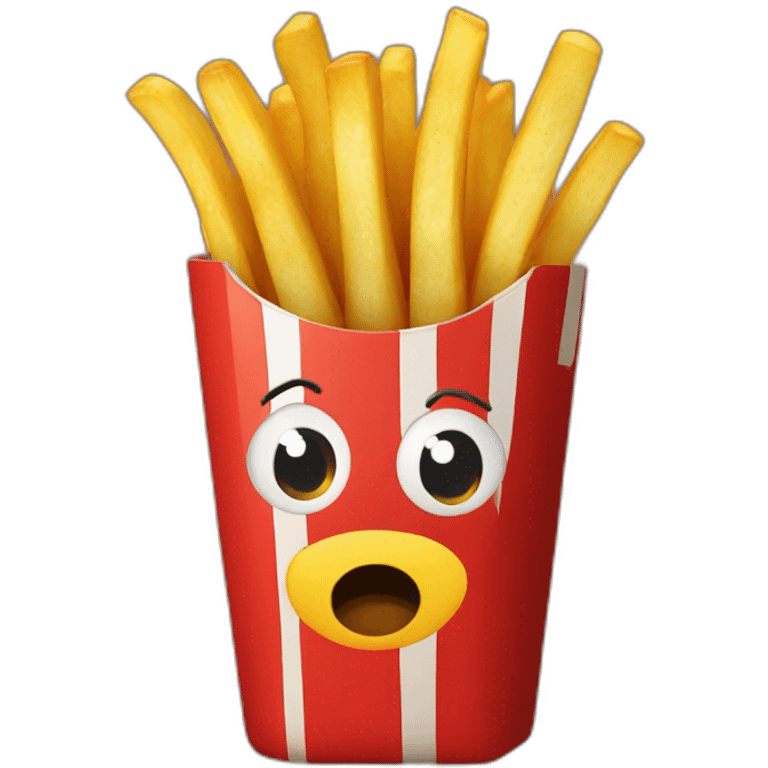 french fries emoji