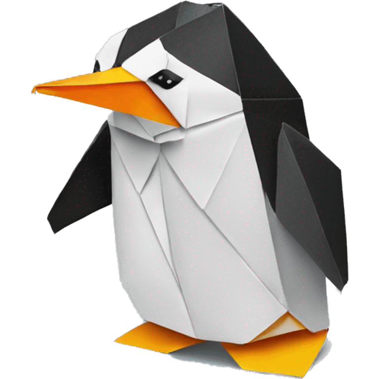 origami pinguin emoji