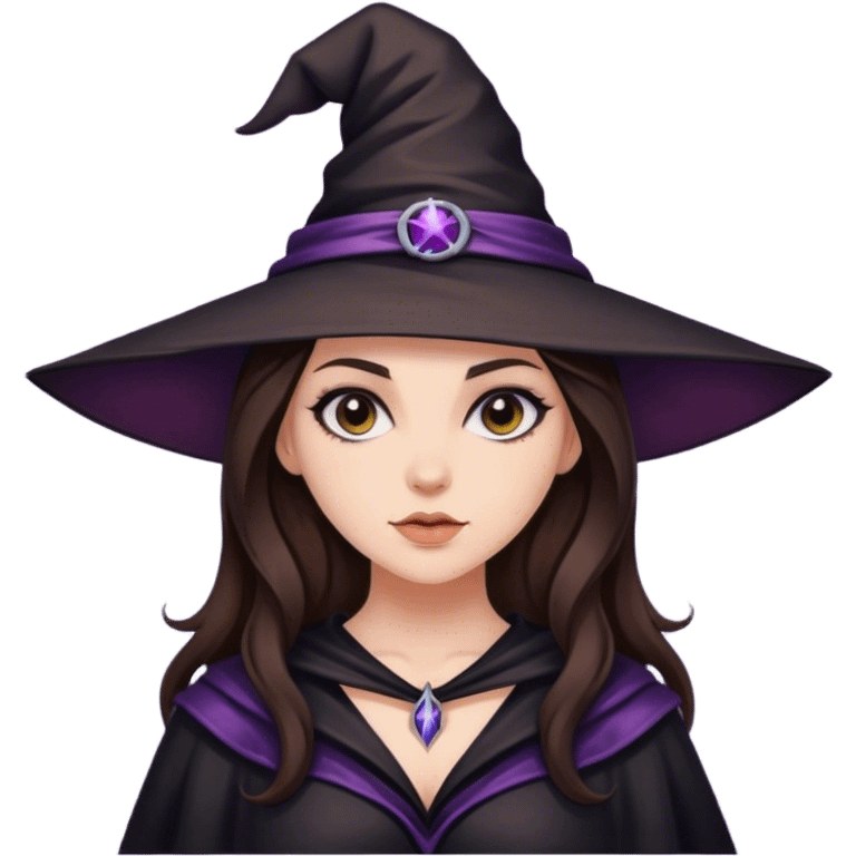 Witchy brunette  emoji