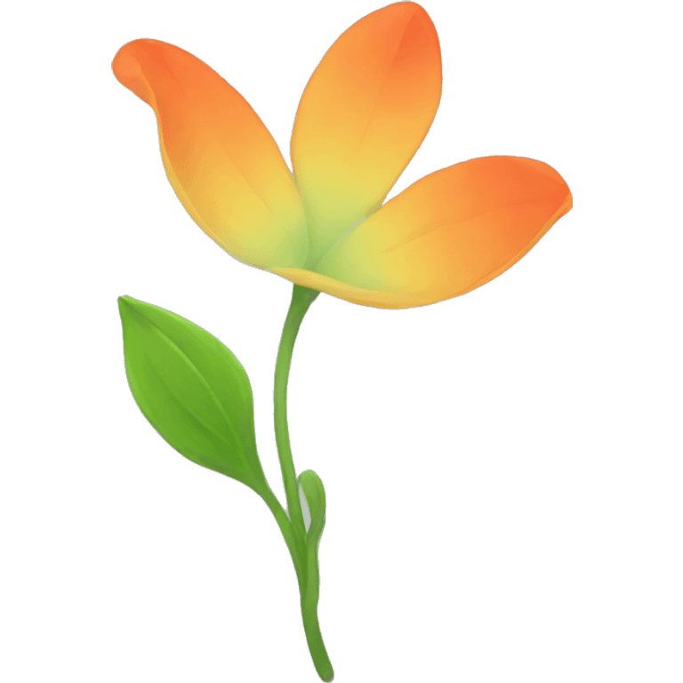 flower of 2d different colors emoji