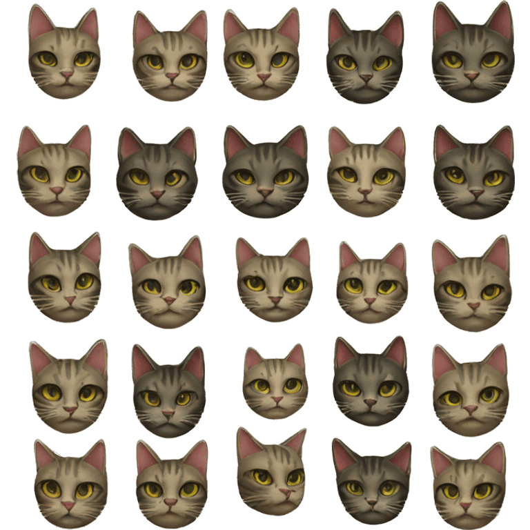 lucky 13 thirteen tattoo cats emoji