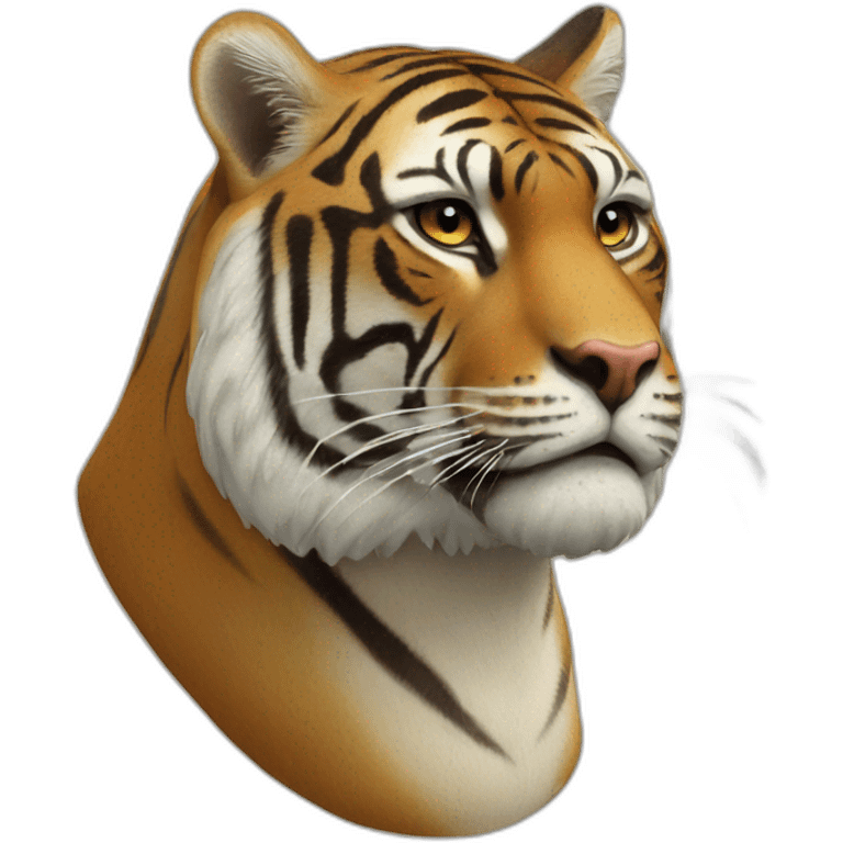 Tigre sur loutre emoji