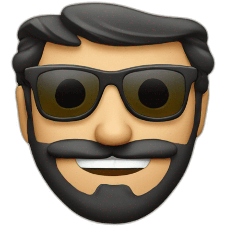 turco,gafas y barba emoji