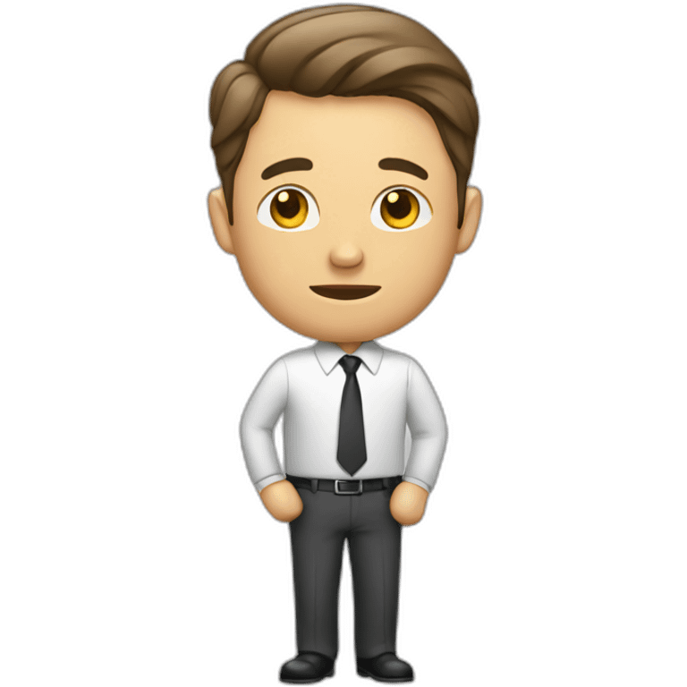 businessman busy emoji