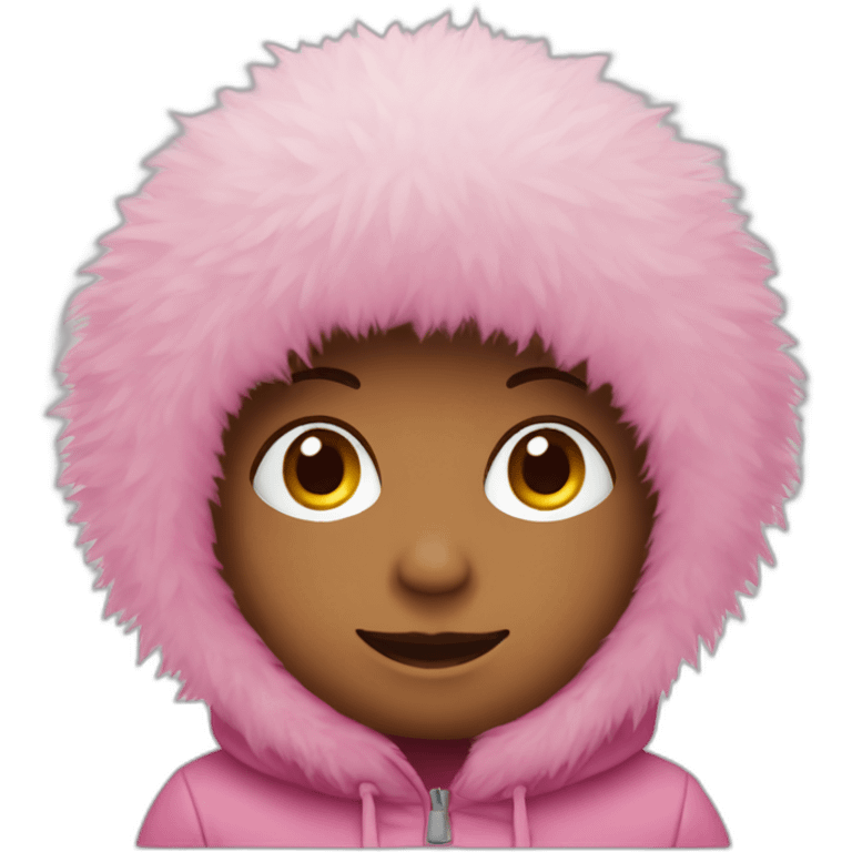 Pink eskimo emoji