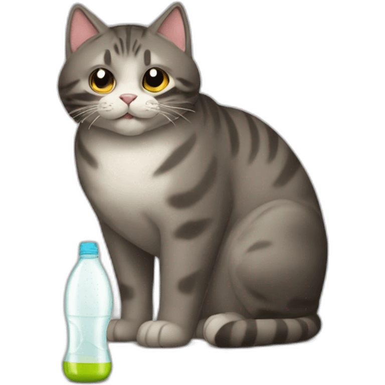 massive-cat-with-bottle emoji