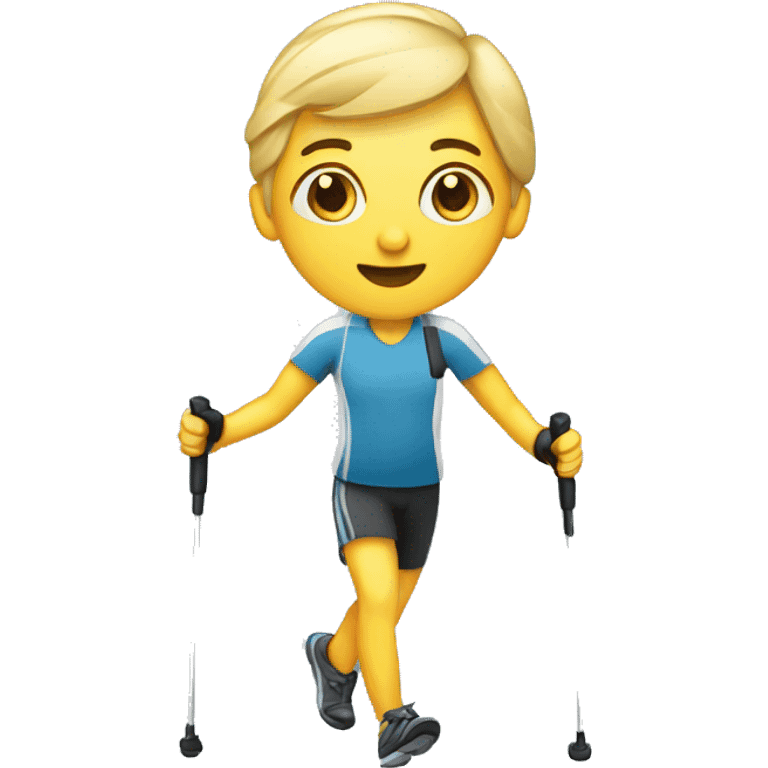 Nordic walking emoji