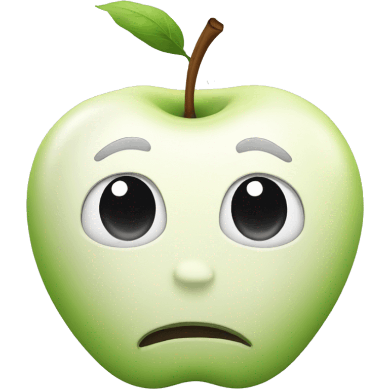 white apple emoji