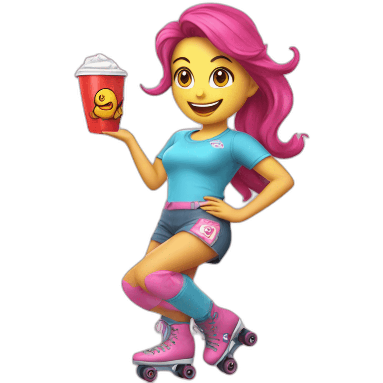 Roller girl cup 1st emoji