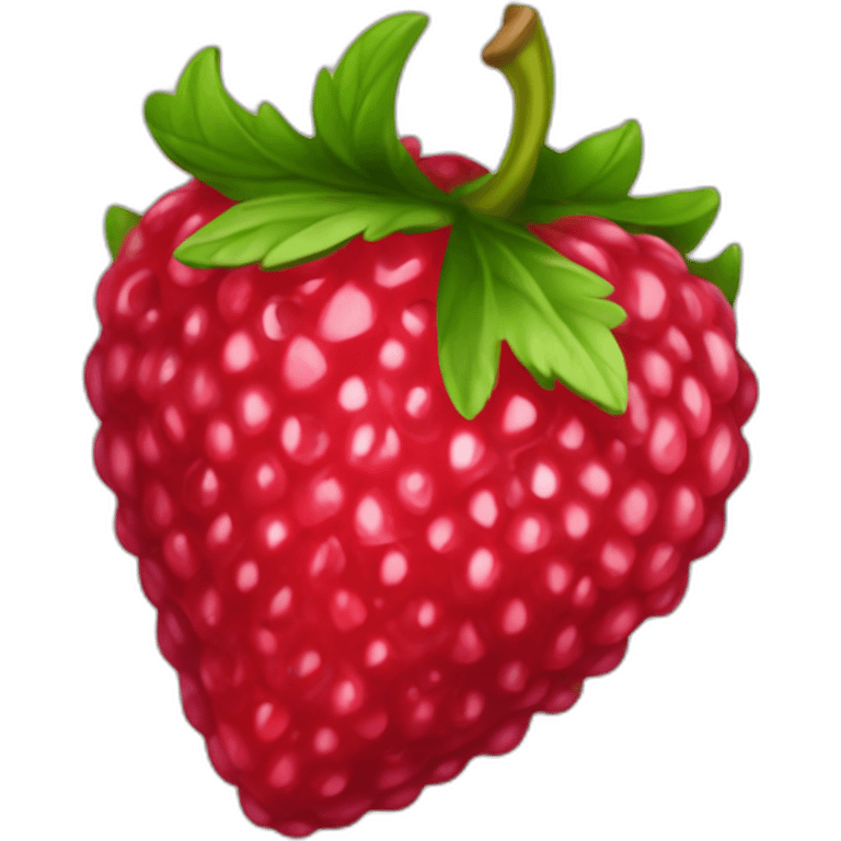 Fraise framboise myrtille emoji