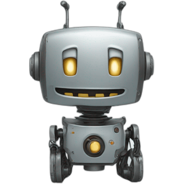 laughing robot emoji