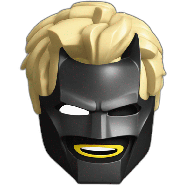 Lego batman with mask emoji